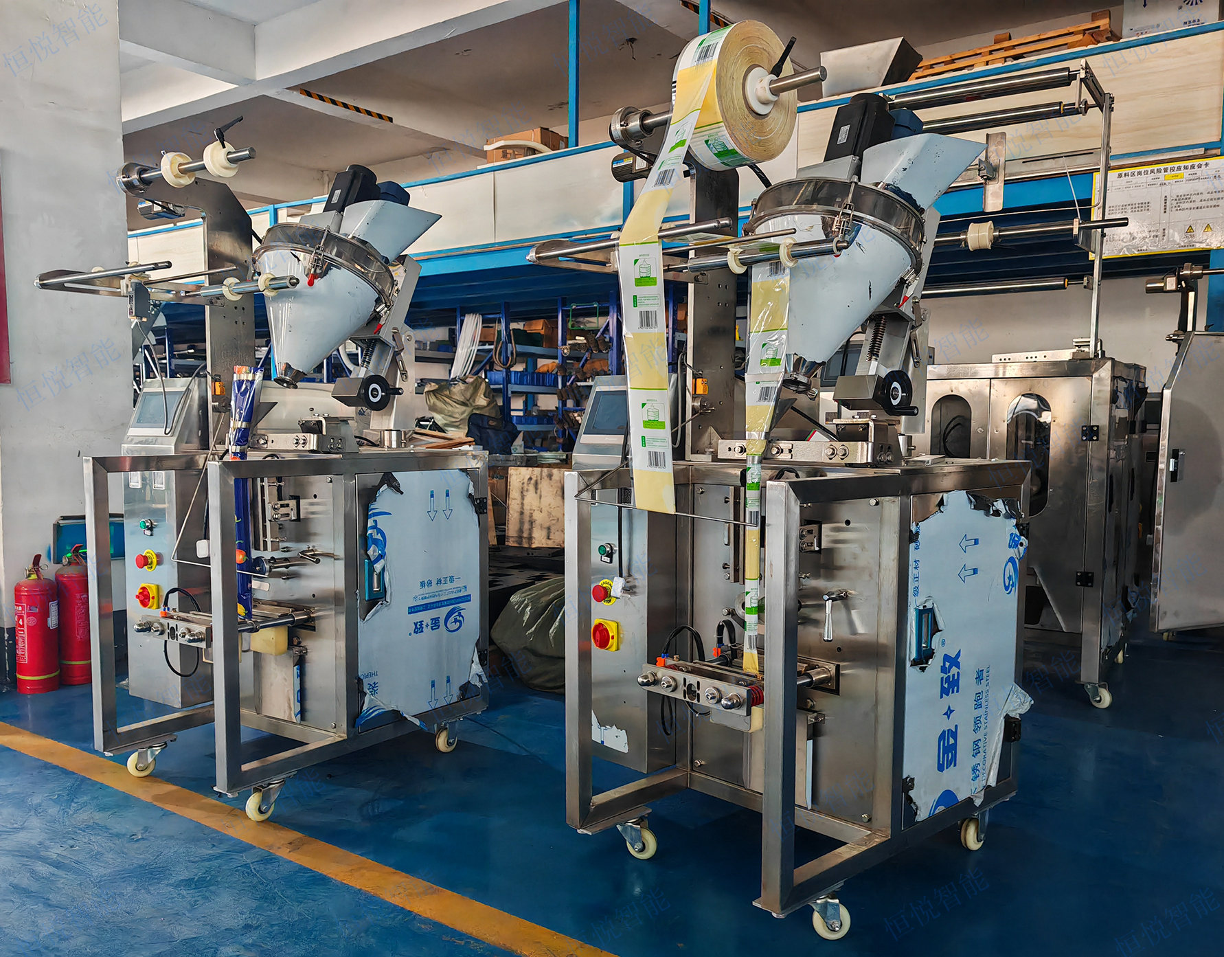 山藥粉包裝設備清理