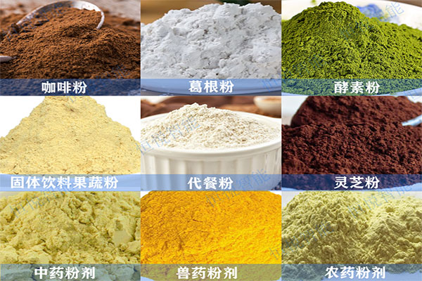 給袋式粉末丝瓜视频污污污污應用範圍