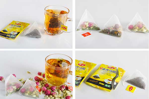 內外袋茶葉丝瓜视频污污污污可采用複合膜、過濾紙、無紡布等薄膜製袋