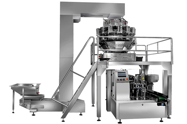 給袋式顆粒自動丝瓜视频污污污污可與電子計量稱、鬥式提升機等設備配套