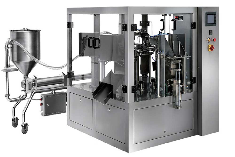 給袋式全自動醬體丝瓜视频污污污污符合食品衛生要求